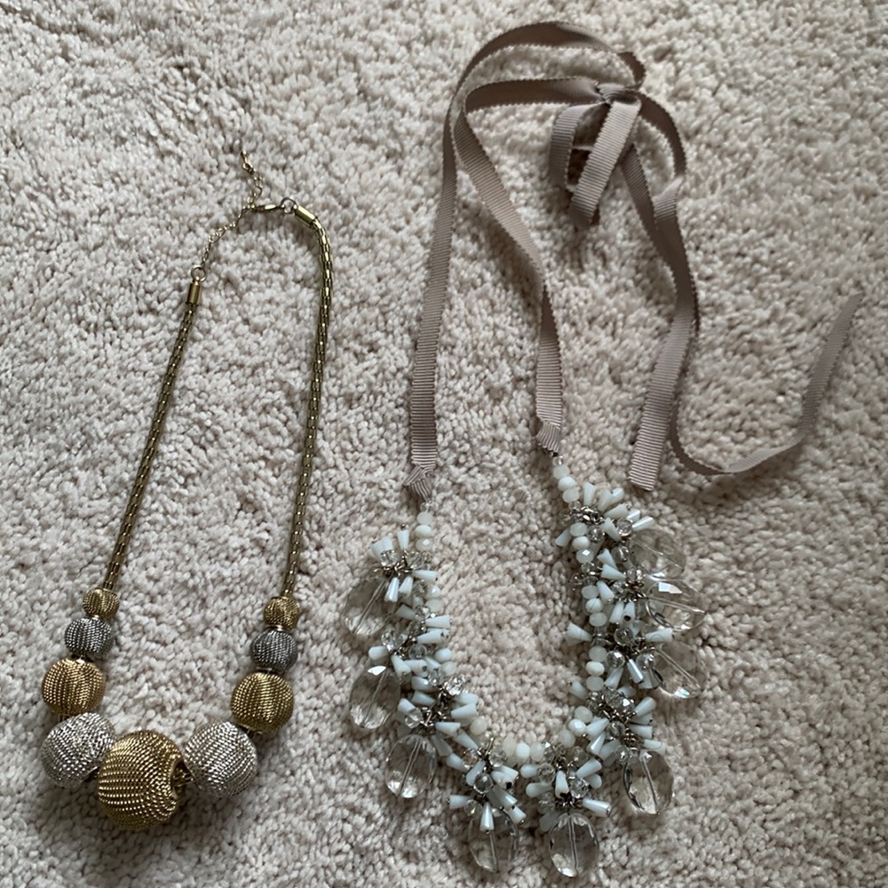 Set of Two Statement Necklaces
